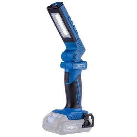 Scheppach Lampe Torche sans fil IXES 20V -C-WL20-X - Longue durée - 300lm - Ergonomique et compact - Lampe de Chantier sans fil - Vendue sans batterie ni chargeur (1/8)