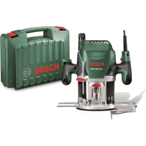 Bosch – Défonceuse 1400W pour fraisage précis – Moteur 1400W avec constante électronique – Réglage profondeur 1/10mm – 60326C820 (1/4)
