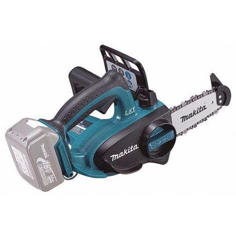 Makita – Tronçonneuse à batterie 18V – Barre de 11,5 cm – Poids léger 3,12 kg – Coupe précise pour bois dur – Liberté de mouvement sans fil - DUC122Z