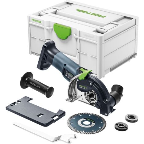 Festool – Système de tronçonnage DSC-AGC 576829 – 18V – Ø disque 125mm – Moteur EC-TEC sans balais – Capot d'aspiration pour poussière - AGC 18-125 FH EB