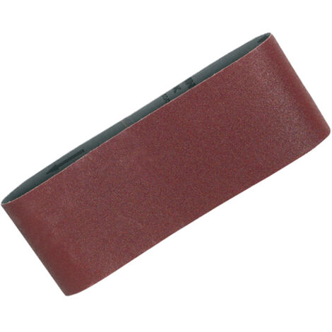 Ceinture de ponçage pour ponceuse à bande 100x610 mm K80 5 unités