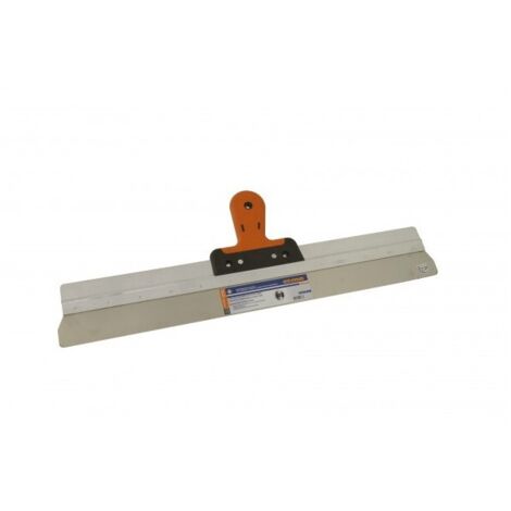 Couteau à enduire 600 mm – Lame en acier inoxydable – Renfort aluminium rigide – Manche bi-matière ergonomique (1/2)