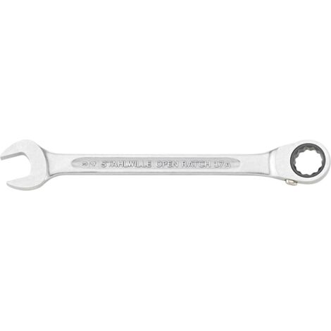 Stahlwille 41472424 OPEN RATCH 17a 3/8 15° Clé mixte à cliquet annulaire Y649943 (1/2)
