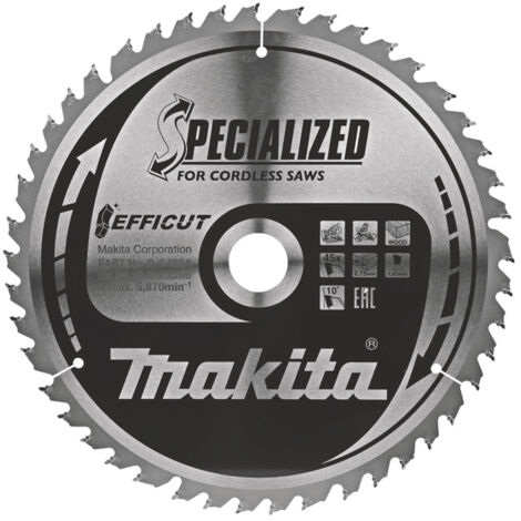 Lame de scie Makita EFFICUT 260x2 15x30 0 mm Z45 10°