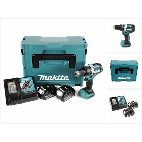 Perceuse à percussion sans fil Makita DHP484RTJ 18 V 2x5 0 Ah accu. (1/5)