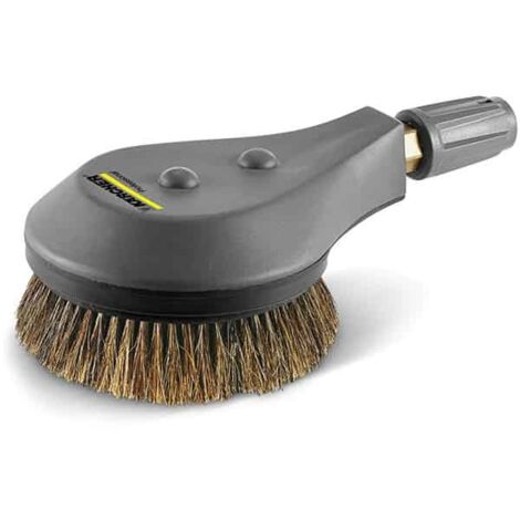 Brosse de lavage rotative poils naturels – Débit 500-800 l/h – Température max 60 °C – Compatible avec appareils Kärcher