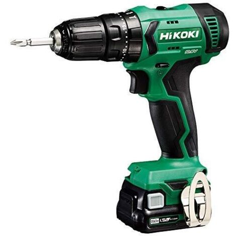 Perceuse-visseuse à percussion Hikoki DV12DAWFZ 12 V 38 Nm 2 x 2,5 Ah avec mallette (1/2)