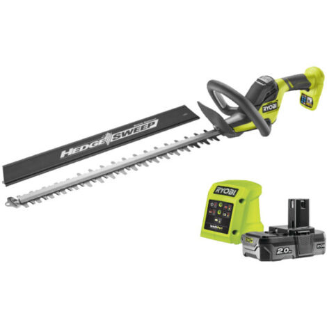 RYOBI Taille-haies 18V One+ - 1 batterie 2.0Ah - 1 chargeur - RY18HT55A-120