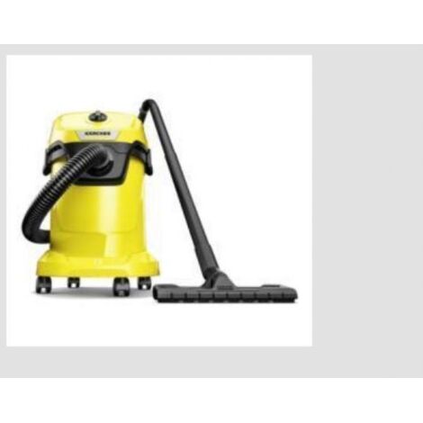 Kärcher – Aspirateur professionnel WD 3 – 180 Air Watts – Capacité 19 litres – Pour liquides et solides – Câble 4m et tuyau 2m (1/7)