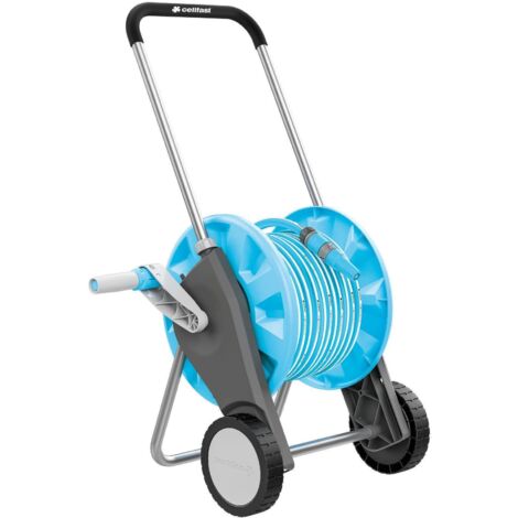 Dévidoir CELLFAST avec roues COMPACT avec tuyau de 1/2" (12,5 mm) de diamètre de 20 m