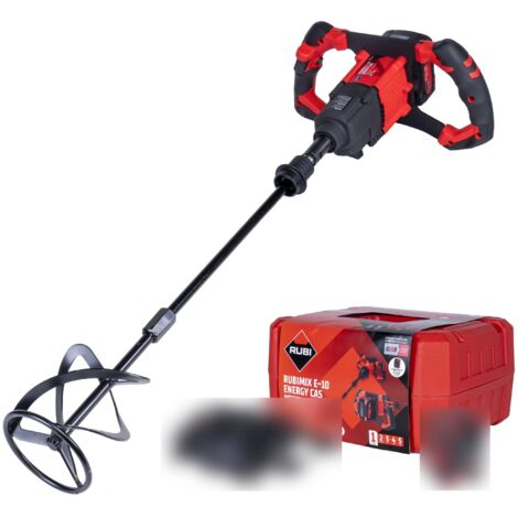 Rubi – Malaxeur électrique 18V sans fil – Moteur Brushless – Autonomie jusqu'à 90 litres – Système FAST-IN pour tige rapide