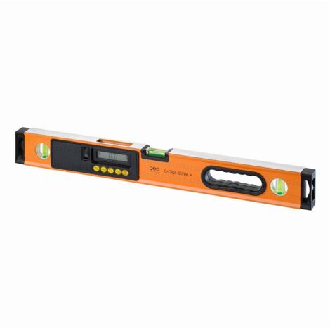 Geo Fennel – Niveau à bulle digital S-Digit 60WL+ – Précision 0.5mm – Signal sonore à 0° et 90° – Pour chantiers humides – 640010 (1/3)