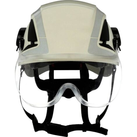 Visière de protection transparente X5SV01CE – Polycarbonate anti-buée – Pour casques 3M SecureFit X5000/X5500 – Protection contre les chocs