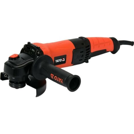 MEULEUSE D'ANGLE YATO 125 mm 1400 W CONTRÔLE DE VITESSE / POIGNÉE ARRIÈRE (1/3)