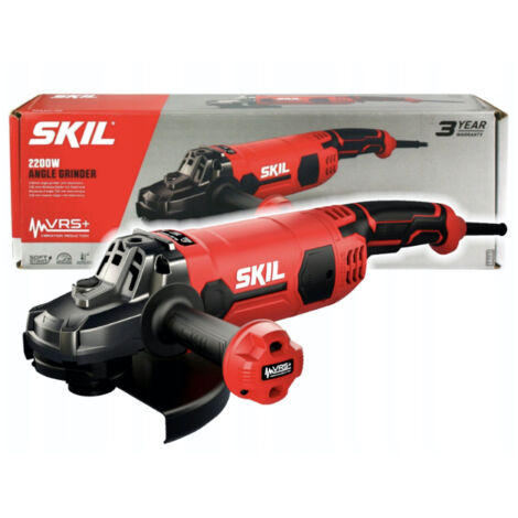 Meuleuse d'angle 230mm 2200W – Poignée latérale VRS+ – Démarrage progressif – Carter de protection réglable – Skil (1/2)