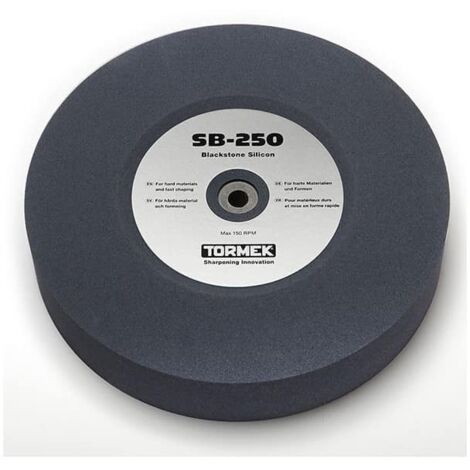 TORMEK Meule Blackstone Silicon pour aciers rapides Ø250mm - SB-250