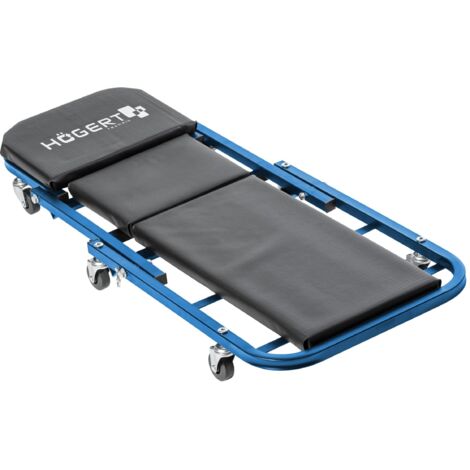 Högert Technik, Établi de avec fonction de, Siège 2 en 1, Tabouret, Inclinaison réglable, 6 Roulettes, Construction de Acier, Revêtement sans dommage, Capacité de Charge de 150 kg (1/3)
