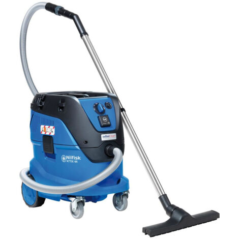 Nilfisk – Aspirateur professionnel eau/poussières 1400W – Dépression 250 mbar – Capacité 42L – Pour chantiers humides et espaces confinés - 44-2L