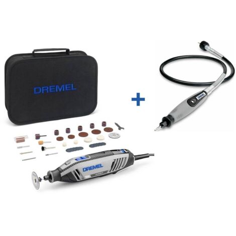 Dremel – Outil multifonction rotatif 175W – Vitesse variable 5000-35000 tr/min – 35 accessoires – Système EZ SpeedClic – F0134250KA (1/5)