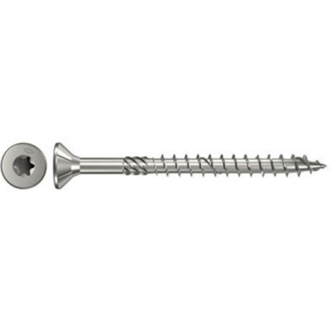 Fischer 100x Power-Fast 5 x 70 tête fraisée acier inoxydable A4 filetage partiel étoile interne TX - 040567 (1/2)