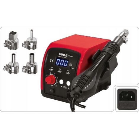 Station de soudage à air chaud 750 W avec écran LED - YT-82457 (1/5)