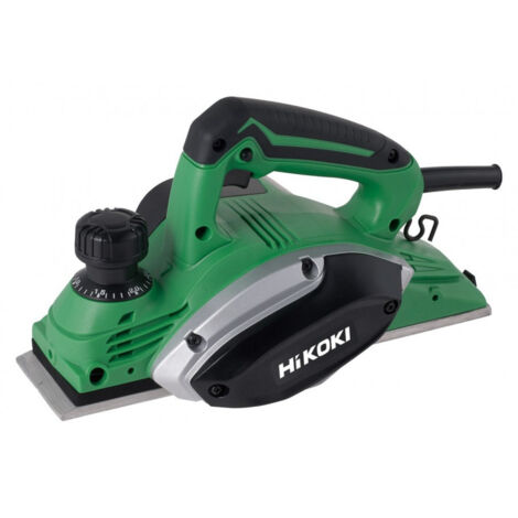 Hikoki – Rabot électrique 620 W – P20SF – Profondeur de coupe 2,6 mm – Lames réversibles HM – Pour bois dur et teck – Aspiration de poussière