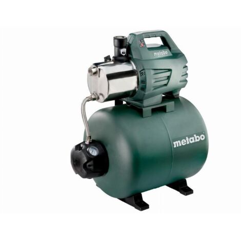 Metabo – Pompe de surpresseur inox 1300W – Débit max. 6000 l/h – Hauteur de refoulement 55 m – Protection contre marche à sec (1/6)