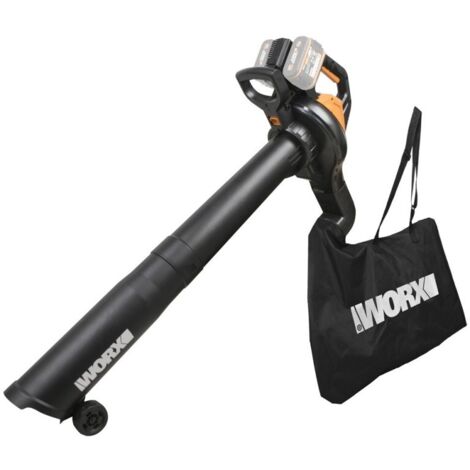 WORX Aspirateur souffleur broyeur sur batterie WORX vendu sans batterie