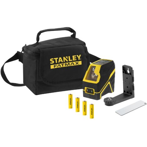 Stanley – Niveau laser croix vert 20m – Précision +/- 3mm à 10m – Classe 2 – IP54 – Support mural et trépied – FMHT775861 (1/10)
