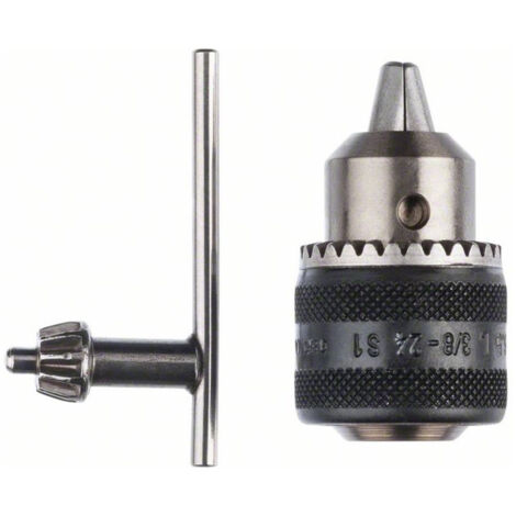 Bosch 2608571010 Mandrin à clé jusqu'à 10 mm 0,5 - 6,5 mm, 3/8" - 24 (1/4)