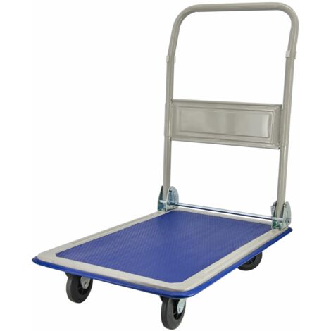 Awtools wózek magazynowy 4-kołowy 150kg platforma 73x47cm (1/4)
