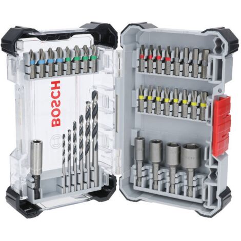 Bosch Extra  Hard embouts  de vissage  et  mèches  métal  HSS  –  Set  de  35  pièces  –  2607017729 (1/5)