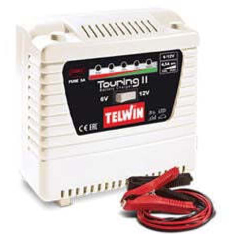 Chargeur de batterie Touring 11 Telwin - Volt 6-12 Ah 15-25-30-55 (1/9)
