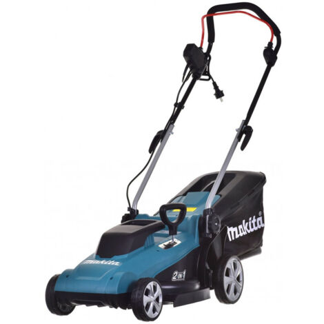 Makita – Tondeuse électrique filaire 1400W – Largeur de coupe 37 cm – Pour surfaces jusqu'à 500 m² – Châssis polypropylène léger - ELM3720 (1/9)