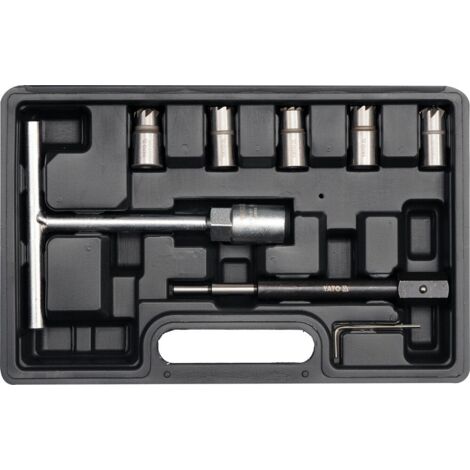 Jeu de fraises pour douilles d'injecteurs - Common Rail YT-17625 Yato (1/5)