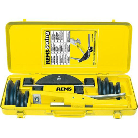Cintreuse manuelle REMS Swing-Set pour tubes 14-26 mm – Angle de cintrage jusqu'à 90° – Type de cliquet avancé et retour rapide - MAIN 14-16 (1/5)