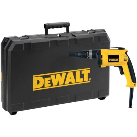 Dewalt – Visseuse à plaque de plâtre 540W – Vitesse 5300 tr/min – Couple 10Nm – Butée de profondeur réglable – Pour plaques de plâtre et bois tendre