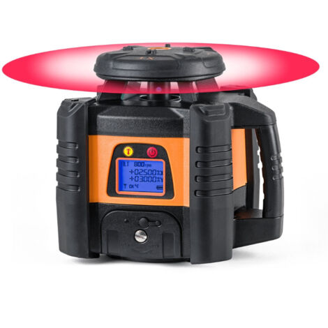 Geo Fennel – Laser rotatif double pente FL 155H-G – Précision ± 0,5 mm sur 10 m – Pente X et Y jusqu'à ± 10% – Technologie PowerSwitch – Télécommande incluse (1/5)