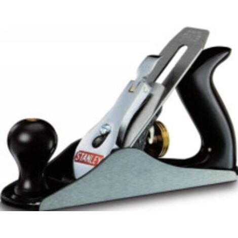 Stanley – Rabot à main 355mm – Acier chromé – Profondeur de coupe réglable – Finition précise pour bois dur (1/10)