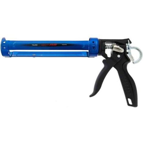Tajima – Pistolet extrudeur pour cartouches mastic 310ml – Force d’extrusion réglable 8:1 à 16:1 – Corps extra long tournant 360°