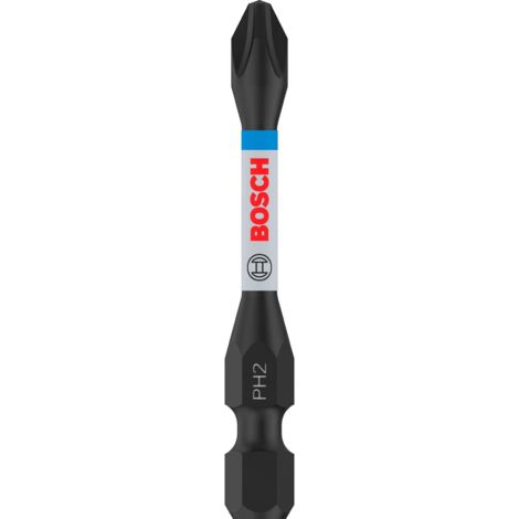 Embout de vissage Phillips Impact Bit PH2 55 mm Bosch PRO 5 pces - 2608522522 (1/5)