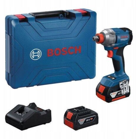 Bosch Professional 18V System screwdriver de battery-powered impact driver GDX 18V285 (incl. 2 batteries GBA 18V 2.0Ah, chargeur GAL 18V20, MPP case) (1/2)