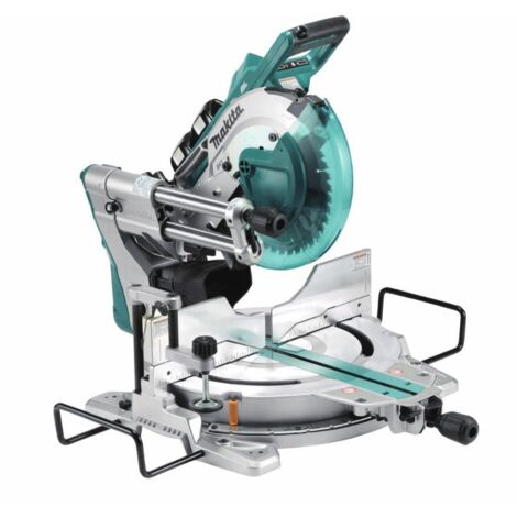 Makita – Scie à onglet radiale 36V 2 x 18V Li-Ion Ø 255 mm – Moteur sans charbon – AWS pour aspiration – DLS111ZU