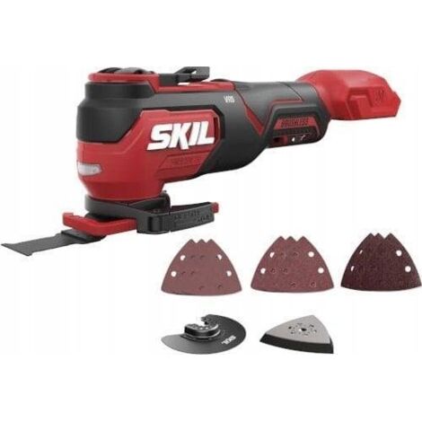 Outil multifonction sans fil SKIL - 20V Max - sans charbons - verrouillage sans clé - LED - accessoires - 3622 CA