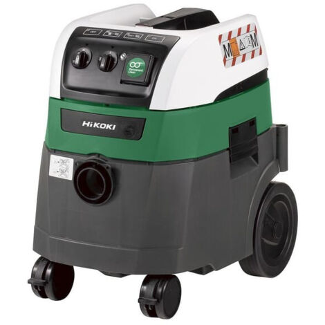 Hikoki – Aspirateur professionnel eau et poussières 1200W – Capacité 25L – Dépression 25 kPa – Prise intégrée pour outils jusqu'à 2000W - RP350YDM (1/3)