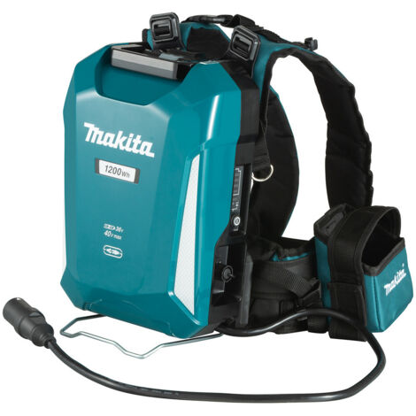 Makita – Batterie LXT® / XGT® 33,5Ah 36V-40Vmax – Indicateur LED – Protection IPX4 – Pour outils 18Vx2 LXT – Harnais à dégagement rapide