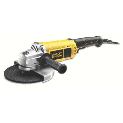 Stanley – Meuleuse filaire 230mm 2200W – Vitesse 6500 tr/min – Carter de protection réglable – Pour coupes métal, béton et maçonnerie - FME841-QS (1/5)