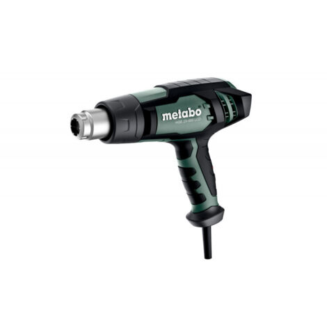 Metabo – Pistolet à air chaud 2300 W 603065500 – Température max 650 °C – Débit d'air 150/500 l/min – Écran LCD pour réglages précis - HGE 23-650