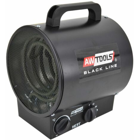 Awtools Réchauffeur 3000W Noir Chauffage Électrique (1/4)