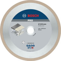 Bosch – Disque diamant pour meuleuse 230 mm – Coupe précise pour céramique – Alésage 22,23 mm – Technologie de coupe avancée